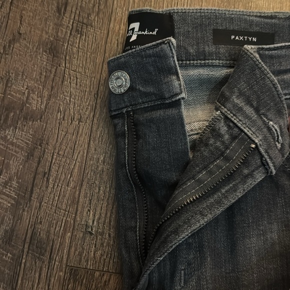 7 for all mankind paxtyn skinny jeans - Picture 2 of 7